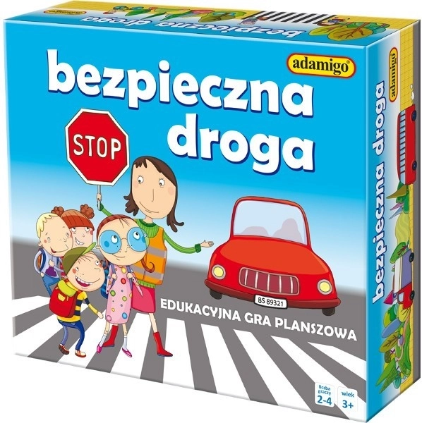Biztonságos út - oktató társasjáték gyerekeknek