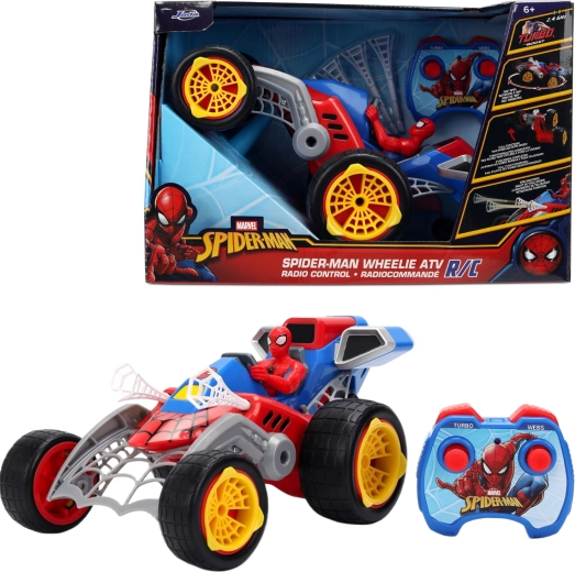 Spider-Man távirányítós buggy pókhálólövéssel, 1:20