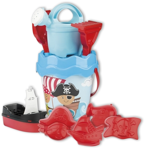 Androni kalózos homokozókészlet utazótáskában – Kék