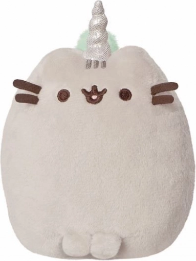Pusheenicorn plüssfigura, ülő, 14 cm