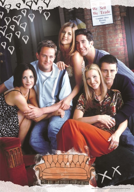 Clementoni puzzle Jóbarátok 1000 darab