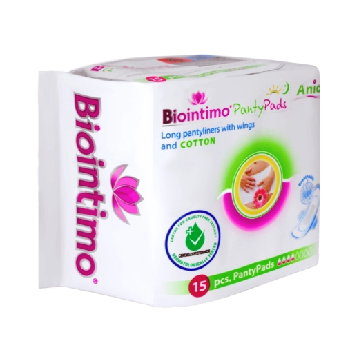 Biointimo Anion női tisztasági betétek mindennapi használatra, szárnyakkal