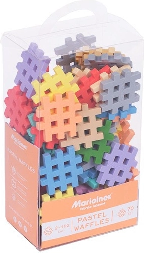 Mini Waffle Pasztell 70 db
