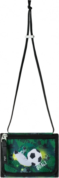 Nyakba akasztható pénztárca focis motívummal BAAGL