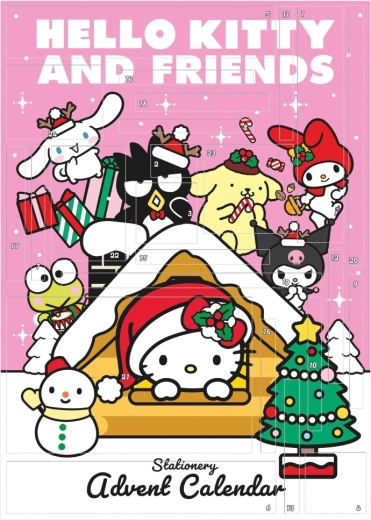 Hello Kitty és barátai papír adventi naptár
