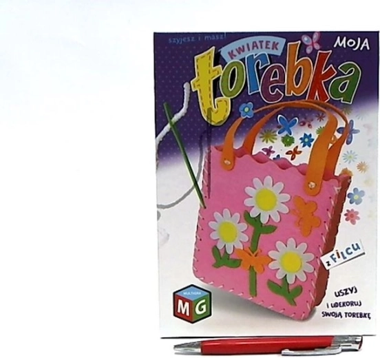 Moja Torebka filc kézitáska – virág