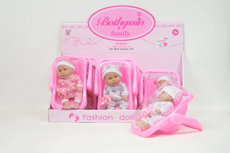 Mini babahordozós babafigurák (6 db)