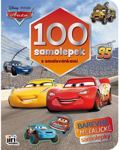 100 matrica autós színezőkkel