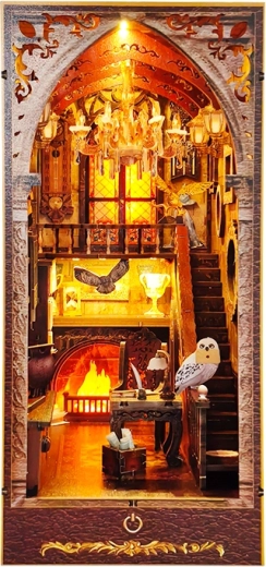 3D kirakó könyvtámasz – varázslatos ház