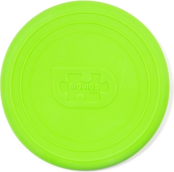 Frisbee Bigjigs Toys zöld kültéri szórakozáshoz