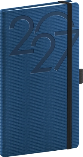 Notique zsebnaptár Ajax 2027 kék 9 × 15,5 cm
