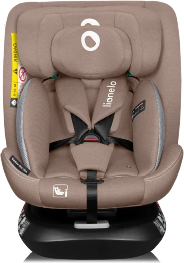 Lionelo Bastiaan One i-Size forgatható autósülés 40–150 cm, Beige Sand