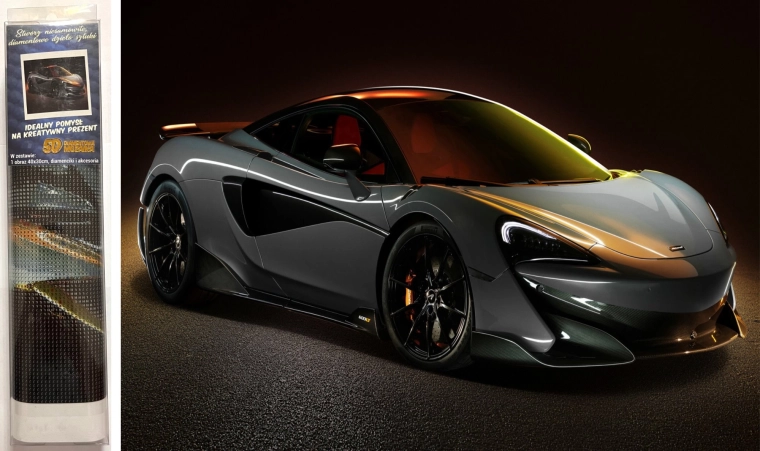 Norimpex gyémántfestés McLaren 600LT 30 × 40 cm