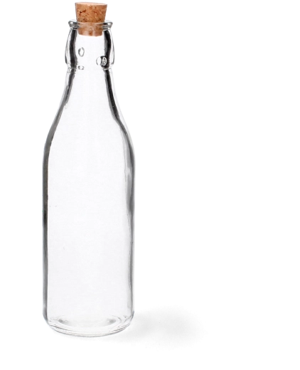 Üvegpalack parafadugóval 225 ml