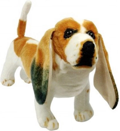Plüss basset kutya 44 cm