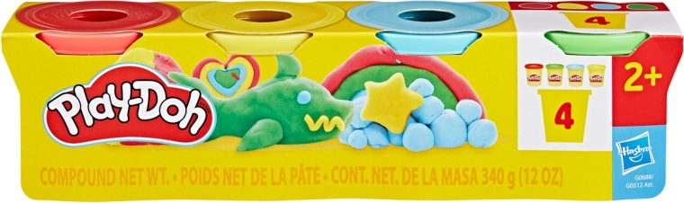 Play-Doh gyurmakészlet 4×85 g