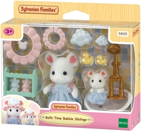 Sylvanian Families buborékos fürdő egérkéknek