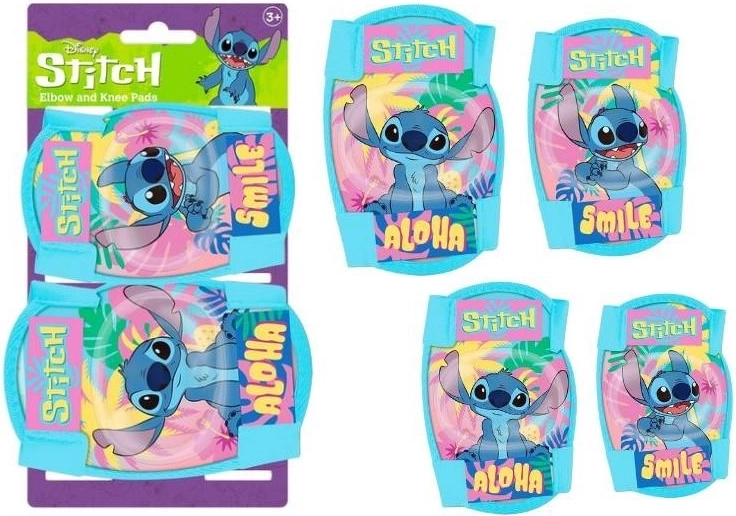 Lilo és Stitch (Stitch) térd- és könyökvédő készlet - 4 db