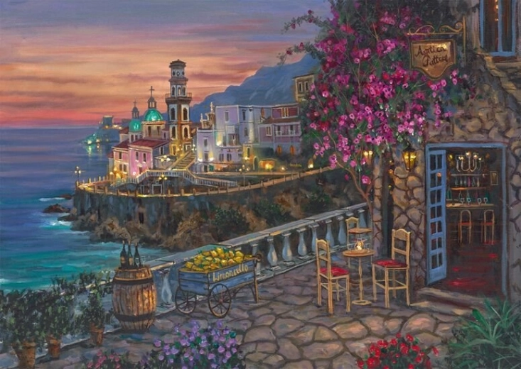 SCHMIDT puzzle Alkony Atrani városában 1000 darab