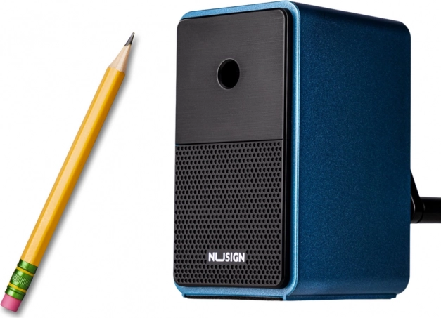 Kurblis hegyező tartállyal és élhossz-szabályozással, kék