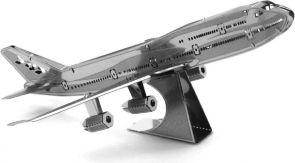 METAL EARTH 3D puzzle Utasszállító repülőgép Boeing 747