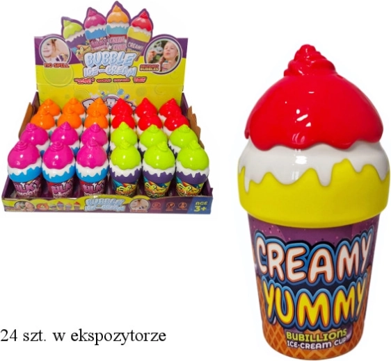 Fagylalt alakú buborékfújó