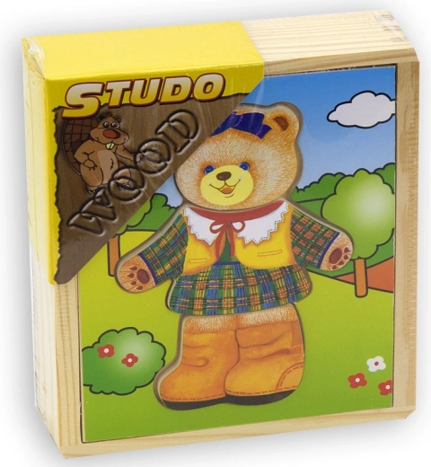 Ruhásszekrény – fa mackókisasszony