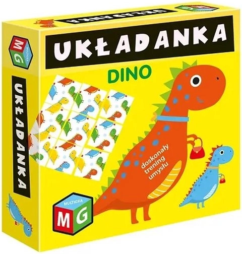 Dino képes logikai puzzle 3 × 3