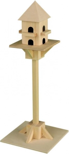 Fából készült, összeragasztható építőkészlet – galambdúc – CREATIVE KITS