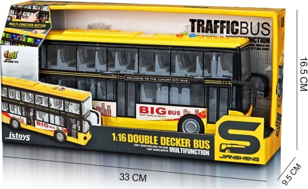 Autóbusz fény- és hangeffektekkel gyerekeknek