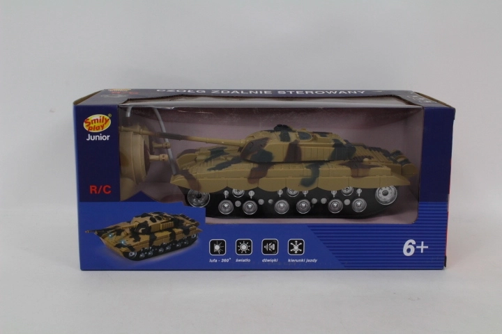 SmilyPlay távirányítós tank töltővel