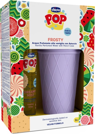 Chicco POP Dreamy Mist parfümözött víz Vanilla Wrap 150 ml + fagylaltos írószertartó