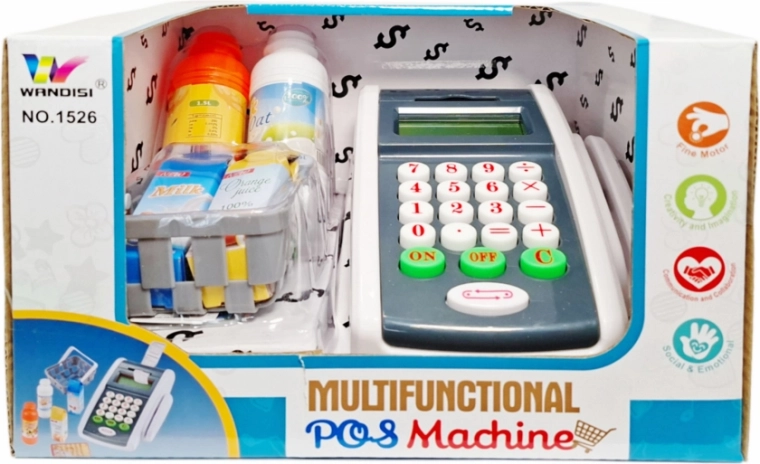 Gyerek pénztárgép tartozékokkal