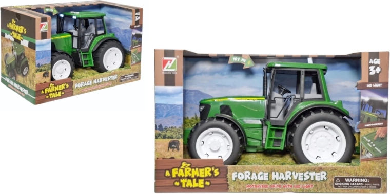 Traktor fénnyel és hanggal