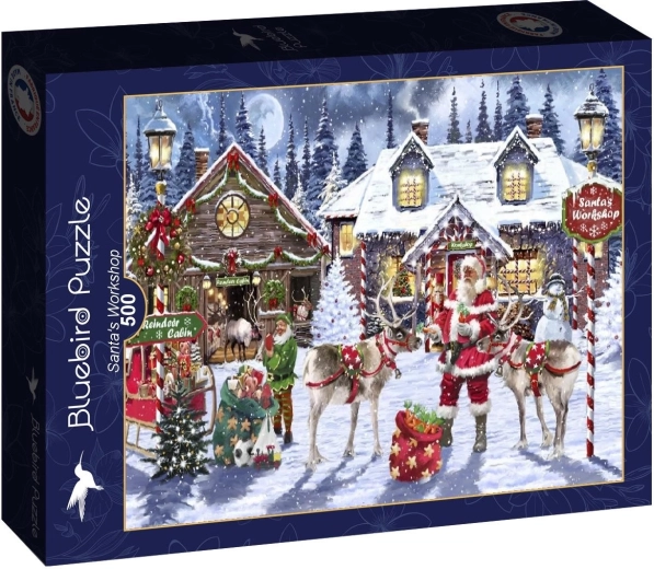 Bluebird puzzle Mikulás műhelye 500 darabos