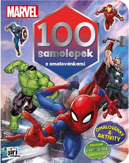 Marvel kifestőkönyv 100 matricával