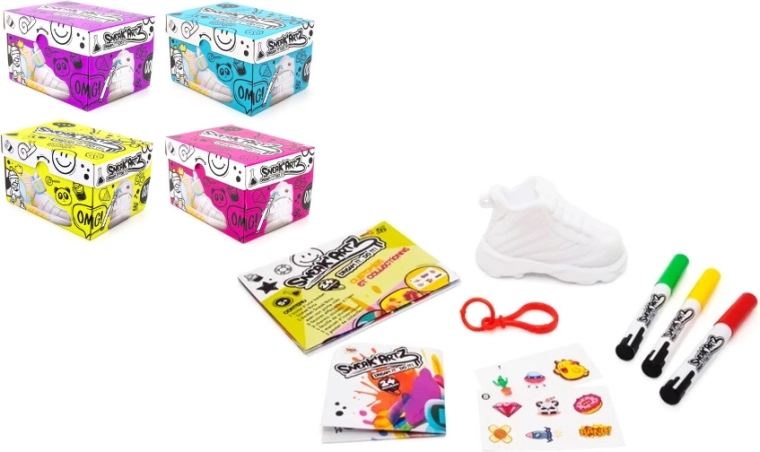 Sneak Artz kreatív készlet mini tornacipő kulcstartó készítéséhez