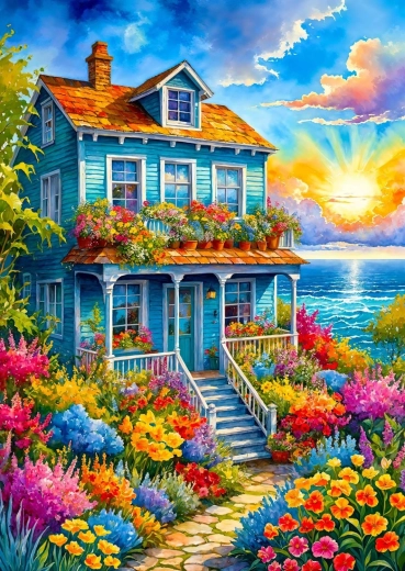 Enjoy puzzle Óceáni kert 1000 darabos