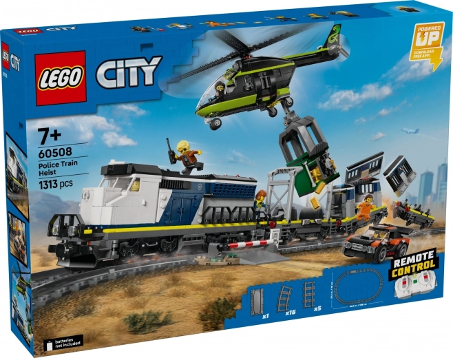 Lego City rendőrségi vonat kirablása