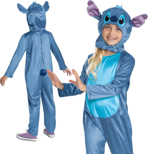 Gyerek STITCH jelmez – kigurumi 127–136 cm (7–8 év)