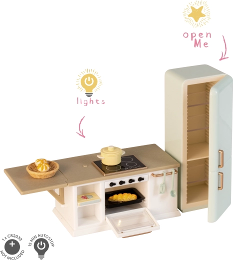 Lundby konyhasziget hűtőszekrénnyel babaházhoz