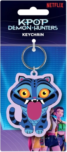 Gumis K-pop Demon Hunters kulcstartó – kék tigris