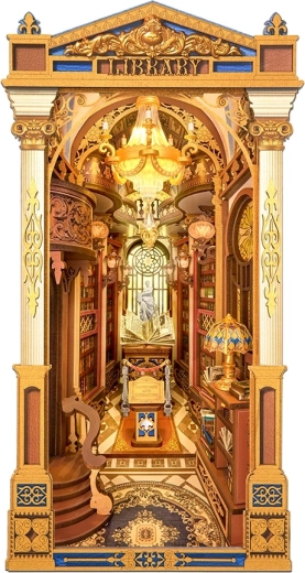 RoboTime könyvsarok Csodák könyvtára – DIY 3D kirakó LED-del