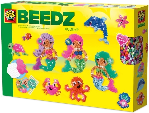 SES Creative Beedz vasalható gyöngyök – tengeri tündérek és tengeri állatkák