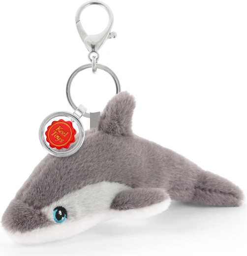 Keeleco plüss táskadísz delfin 12 cm