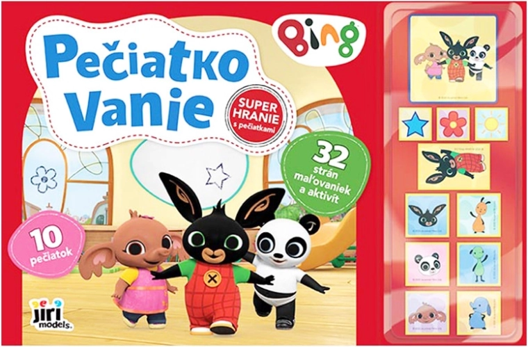 BING bélyegzős füzetek – kreatív készlet gyerekeknek