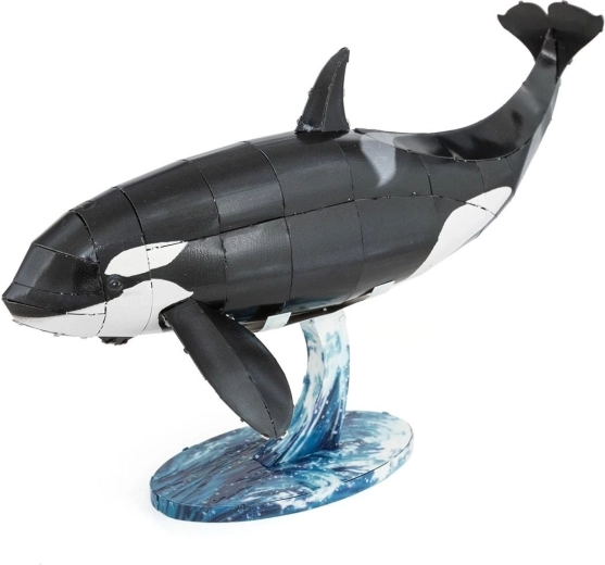 Metal Earth 3D fém puzzle – Kardszárnyú delfin (orca)