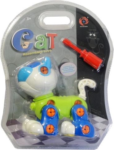 Csavarozható cica – kreatív építőjáték gyerekeknek