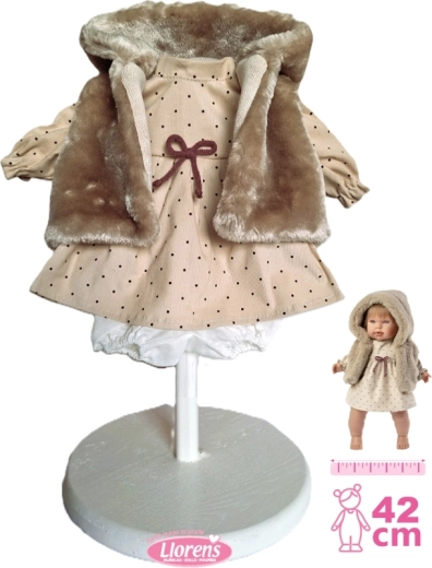 Llorens babaruha 42 cm-es babához – 3 részes szett