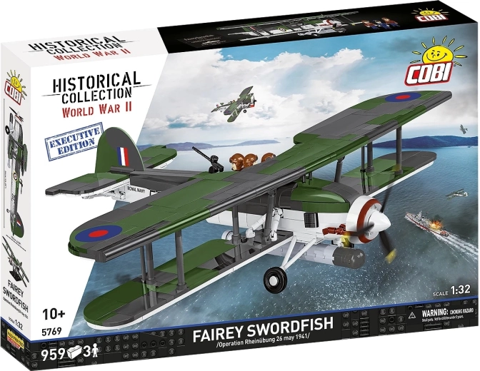 COBI építőkészlet Fairey Swordfish Executive Edition – 959 darab